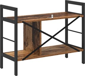 vidaXL Ράφι Βιβλίων 3 επιπέδων 75 x 30 x 58,5 εκ. Επεξεργασμένο Ξύλο