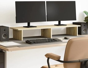 vidaXL Βάση Οθόνης Sonoma Δρυς 100x27x15 εκ. από Επεξ. Ξύλο