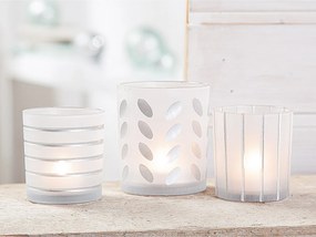 Κηροπήγιο ArteLibre Διάφανο Γυαλί 8cm Σε 3 Σχέδια