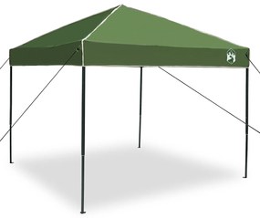 vidaXL Σκηνή Σκίασης Πράσινο 250 x 250 x 227 / 236 / 245 εκ. Ύφασμα Oxford