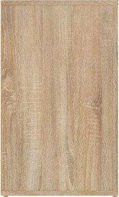VidaXL Κομοδίνο Sonoma Δρυς 50x36x60 εκ. από Επεξεργασμένο Ξύλο