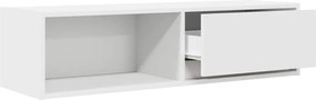 ντουλάπι τηλεόρασης vidaXL Λευκό 100x31x25,5 cm Ξύλινη κατασκευή