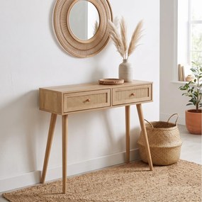 ΚΟΝΣΌΛΕΣ &amp; ΜΠΟΥΦΈΔΕΣ (ΈΠΙΠΛΑ ΕΙΣΌΔΟΥ) BALI 2 DRAWER CONSOLE A1/M1 HD5132