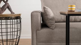 Διθέσιος Καναπές Κρεμ BELLA 81x177x85