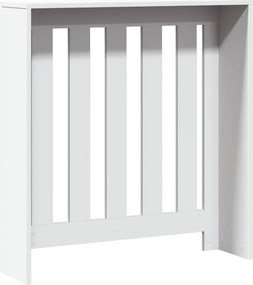 vidaXL Κάλυμμα Καλοριφέρ Λευκό 78x20x82 εκ. από Επεξεργασμένο Ξύλο