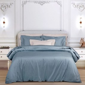 Σεντόνια 2192 (Σετ 4τμχ) Blue Greenwich Polo Club Queen Size 240x260cm 100% Cotton Satin