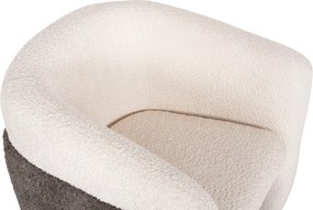 ΠΟΛΥΘΡΟΝΑ DOPER HM9590.06 ΜΠΟΥΚΛΕ ΥΦΑΣΜΑ ΛΕΥΚΟ-ΓΚΡΙ 68x72x76Υ εκ.