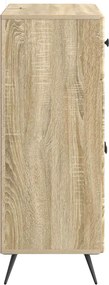 vidaXL Πλαϊνό γραφείο Sonoma Δρυς 66 x 34,5 x 90 εκ Επεξεργασμένο Ξύλο