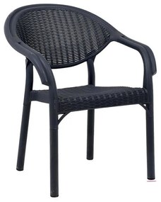 Outdoor Chair Roshen Fylliana Anthracite 59x44x83 cm