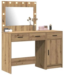 vidaXL Τραπέζι περιποίησης με συρτάρι 2 pcs Καφέ 40 x 41 x 75 εκ