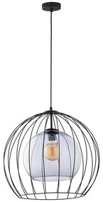 Φωτιστικό Οροφής Universo 2552 1xΕ27 15W Φ50cm 180cm Black TK Lighting