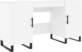 vidaXL Γραφείο Λευκό 140 x 50 x 75 εκ. από Επεξεργασμένο Ξύλο