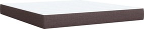 vidaXL Κρεβάτι box spring με στρώμα Taupe 180 x 200 cm Ύφασμα
