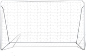 vidaXL Τέρματα Ποδοσφαίρου 2 τεμ. 240 x 90 x 150 εκ. Ατσάλινα