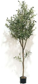 Τεχνητό Δέντρο Ελιά Mediterra 5990-6 180cm Green Supergreens Πολυαιθυλένιο,Ύφασμα