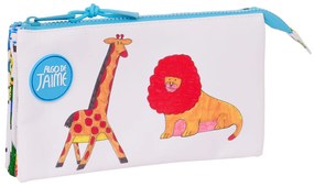 Διπλή Κασετίνα Algo de Jaime Λευκό 22 x 12 x 3 cm