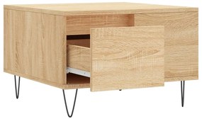 vidaXL Τραπεζάκι Σαλονιού Sonoma Δρυς 55x55x36,5εκ. Επεξεργασμένο Ξύλο