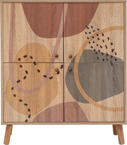 Ντουλάπι Πολύχρωμο GOFRIR 95x36x111