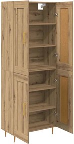 vidaXL Highboard Artisan Oak 69,5 x 34 x 180 εκ. Επεξεργασμένο ξύλο