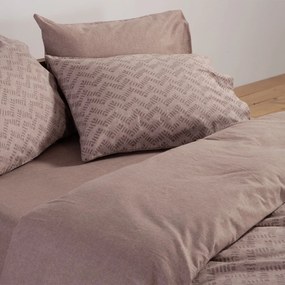 Φανελένια Σεντόνια Μονά (Σετ) Nef-Nef Homeware Flannel Otrando Mocca