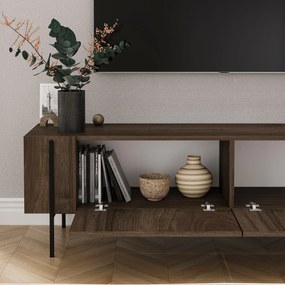 Έπιπλο Τηλεόρασης Καρυδί EFRA 160x31.4x45.6