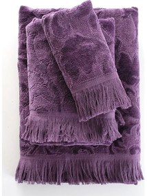Πετσέτα Sienna Purple Ρυθμός Hand 30x50cm 100% Cotton