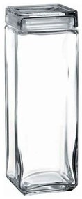 Βάζο Αποθήκευσης Με Καπάκι SP98666K1 2500ml 10,8x10,8x31cm Clear Espiel Glass