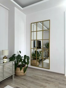 Stewehome Καθρέφτης Σώματος Χρυσό Πλαίσιο Μοντέλο 5-3 180x80 cm