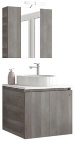 Bathroom Set VERONA 60 ΙΙ Γκρί Ανοιχτό