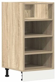 Κάτω ντουλάπι Sonoma Oak 40x44,5x81,5 cm Κατασκευασμένο ξύλο - Καφέ