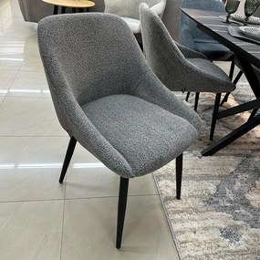 Καρέκλα Τραπεζαρίας Putos Γκρί 56x64x82εκ. 56x64x82 εκ.