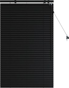 vidaXL Βενετσιάνικη Σκίαση Μαύρο 70 x 130 εκ 35 mm