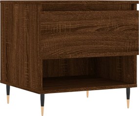 vidaXL Τραπεζάκια Σαλονιού 2 τεμ. Καφέ Δρυς 50x46x50 εκ. Επεξ. Ξύλο