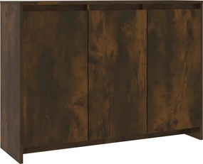 vidaXL Μπουφές Καπνιστή Δρυς 102x33x75 εκ. Επεξεργασμένο Ξύλο