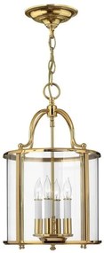 Κρεμαστό Φωτιστικό Οροφής 4xE14 Φ30cm Gentry Elstead Lighting-HK-GENTRY-P-M-PB-Ορείχαλκος HK-GENTRY-P-M-PB