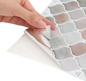 vidaXL Tile Λαμπτήρα 10 τεμ. Μπεζ 27 x 27 εκ. Πολυουρεθάνη και PET