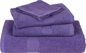 vidaXL Πετσέτες FROGN 10 τεμ. Μωβ 100x200 εκ. 360 γρ./μ²