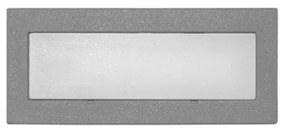 Απλίκα Φωτιστικό Τοίχου LED 1W Μπλε Φως IP54 12,1x5,1 Lumen-3-973664-Γκρι 3-973664