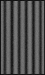 vidaXL Στρώμα πόρτας Ριγέ μαύρο και γκρι 90x150 cm