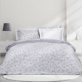 Σεντόνια Sirena (Σετ 4τμχ) Light Grey Nima Υπέρδιπλo 100% Βαμβακοσατέν