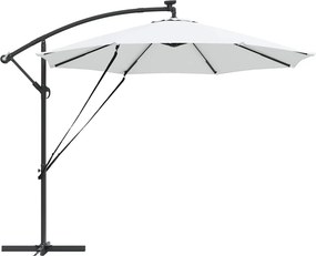 vidaXL Ομπρέλα ηλίου 294 x 294 x 248 cm Πολυεστέρας και Αλουμίνιο