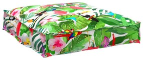 vidaXL Μαξιλάρι παλέτας για κάθισμα Floral Πολύχρωμο 70 x 70 x 12 cm