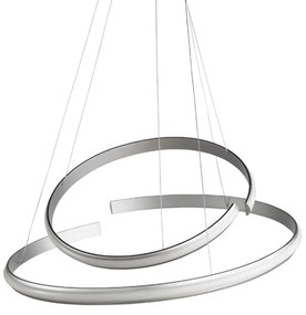 Φωτιστικό Οροφής Sigma/GR SO Silver Ondaluce Metal