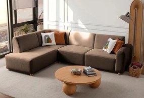 Corner Sofa S-Loft Left - Brown Brown