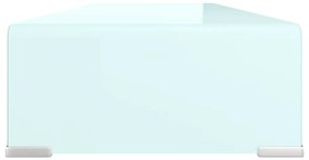 vidaXL Βάση Τηλεόρασης/Οθόνης Πράσινη 90 x 30 x 13 εκ. Γυάλινη