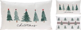 Μαξιλάρι διακοσμητικό Xmas Tree - 50x30cm - Λευκό - 2 επιλογές σχεδίου