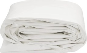 vidaXL Μουσαμάς Λευκός 2,5 x 3,5 μ. 650 γρ./μ²