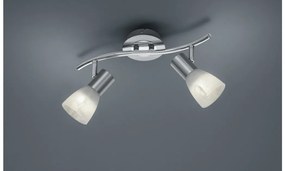 Φωτιστικό Οροφής 2xE14 4,9W IP20 Levisto 871010207 Trio Lighting-871010207-Νίκελ Ματ 871010207