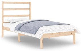 vidaXL Πλαίσιο Κρεβατιού 90 x 190 εκ. από Μασίφ Ξύλο Single