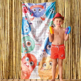 Παιδική Πετσέτα Θαλάσσης Microfiber 2 Όψεων (70x140) Kentia Versus Float 253